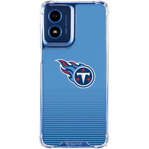 NFL Tennessee Titans Breakaway Moto G 5G (2024) Clear Case
