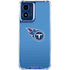 NFL Tennessee Titans Breakaway Moto G 5G (2024) Clear Case