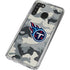 NFL Tennessee Titans Camo Galaxy A21 Clear Case