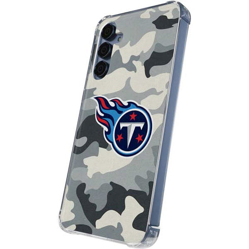 NFL Tennessee Titans Camo Galaxy A55 5G Clear Case