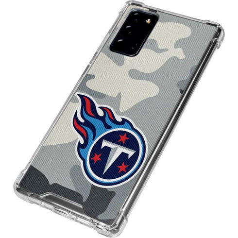 NFL Tennessee Titans Camo Galaxy Note20 5G Clear Case
