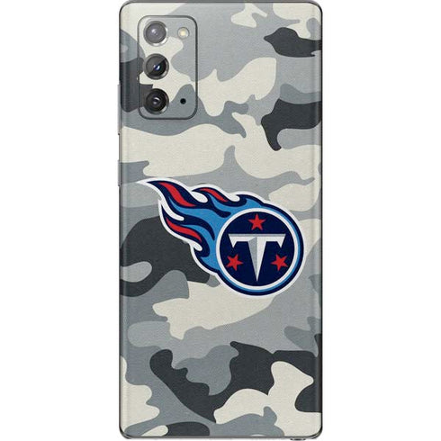 NFL Tennessee Titans Camo Galaxy Note20 5G Skin