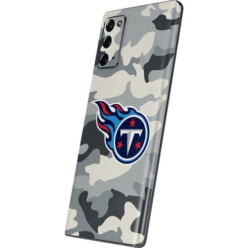 NFL Tennessee Titans Camo Galaxy Note20 5G Skin