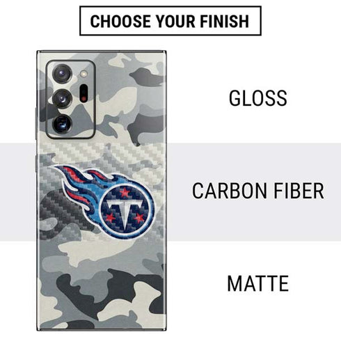 NFL Tennessee Titans Camo Galaxy Note20 Ultra 5G Skin