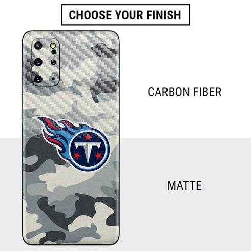 NFL Tennessee Titans Camo Galaxy S20 Plus Skin