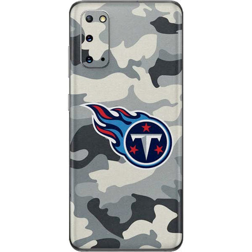 NFL Tennessee Titans Camo Galaxy S20 Skin