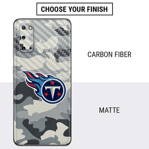 NFL Tennessee Titans Camo Galaxy S20 Skin