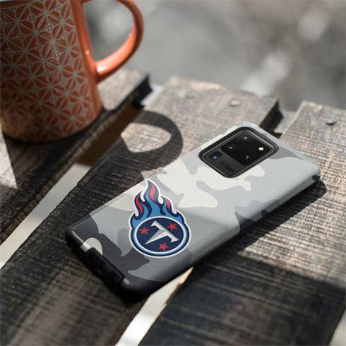 NFL Tennessee Titans Camo Galaxy S20 Ultra 5G Pro Case