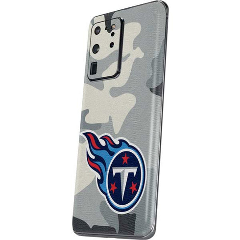 NFL Tennessee Titans Camo Galaxy S20 Ultra 5G Skin