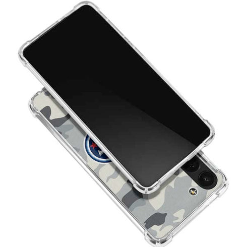 NFL Tennessee Titans Camo Galaxy S24 FE Clear Case