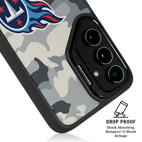 NFL Tennessee Titans Camo Galaxy S24 FE Kickstand Case