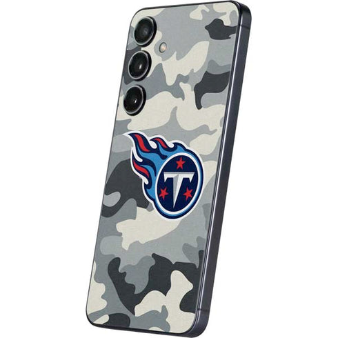 NFL Tennessee Titans Camo Galaxy S25 Plus Skin