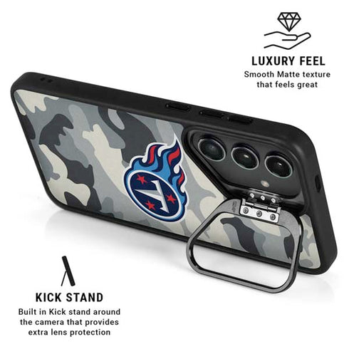 NFL Tennessee Titans Camo Galaxy S25 Ultra Kickstand Case