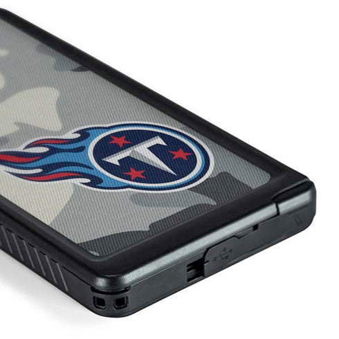 NFL Tennessee Titans Camo Galaxy S24 Ultra Waterproof Case