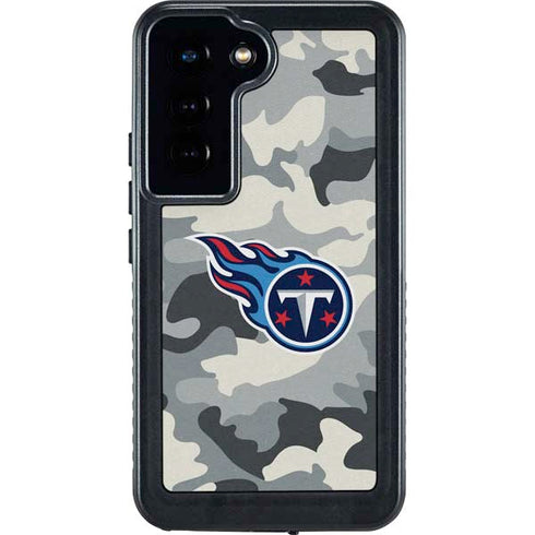 NFL Tennessee Titans Camo Galaxy S24 Waterproof Case