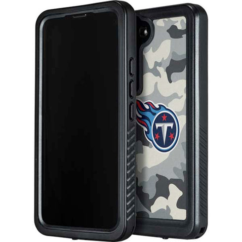 NFL Tennessee Titans Camo Galaxy S24 Waterproof Case