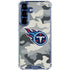 NFL Tennessee Titans Camo Galaxy S25 Clear Case