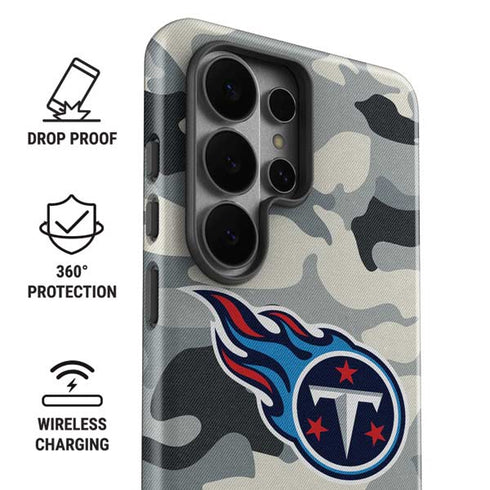 NFL Tennessee Titans Camo Galaxy S26 Ultra Impact Case