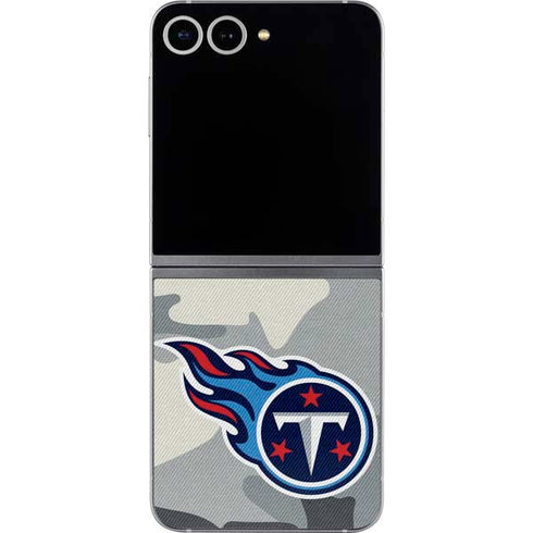 NFL Tennessee Titans Camo Galaxy Z Flip6 Skin