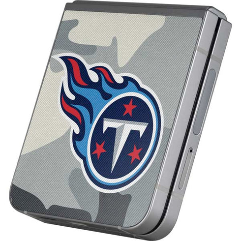 NFL Tennessee Titans Camo Galaxy Z Flip6 Skin