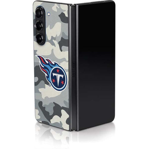 NFL Tennessee Titans Camo Galaxy Z Fold5 5G Skin