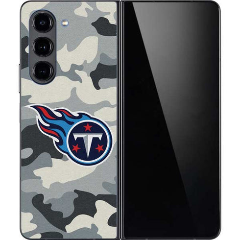 NFL Tennessee Titans Camo Galaxy Z Fold5 5G Skin