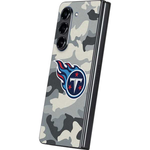 NFL Tennessee Titans Camo Galaxy Z Fold5 5G Skin