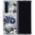 NFL Tennessee Titans Camo Galaxy Z Fold6 Clear Case