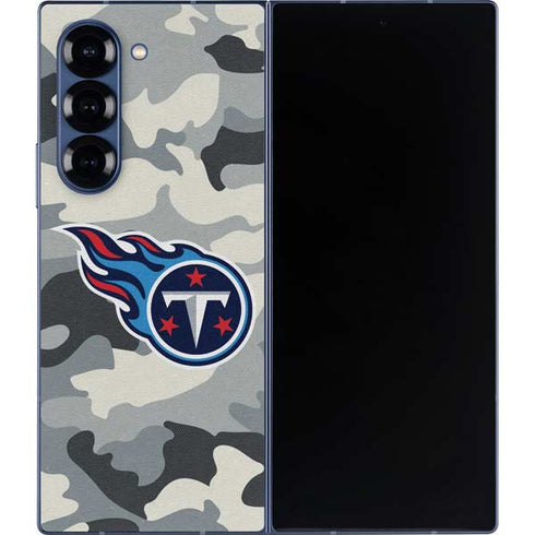 NFL Tennessee Titans Camo Galaxy Z Fold6 Skin