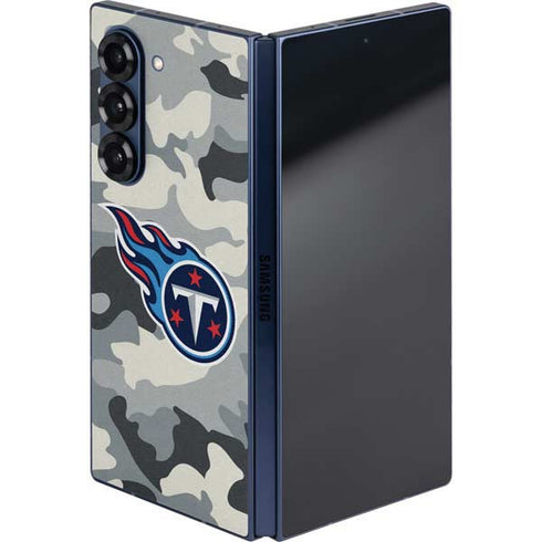 NFL Tennessee Titans Camo Galaxy Z Fold6 Skin