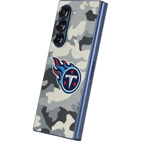 NFL Tennessee Titans Camo Galaxy Z Fold6 Skin