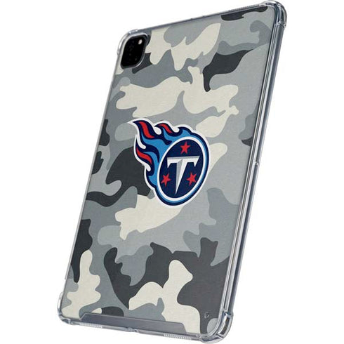 NFL Tennessee Titans Camo iPad Pro 12.9in (2020) Clear Case