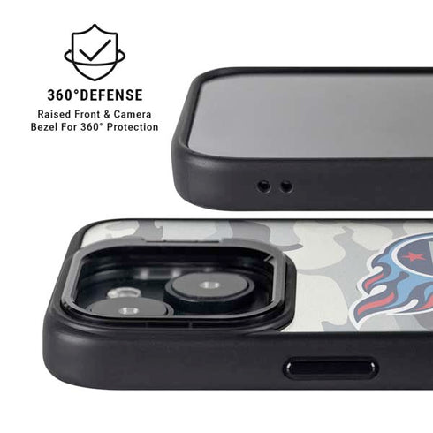 NFL Tennessee Titans Camo iPhone 14 Kickstand Case