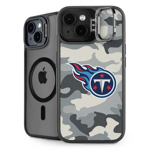 NFL Tennessee Titans Camo iPhone 14 Plus Kickstand Case