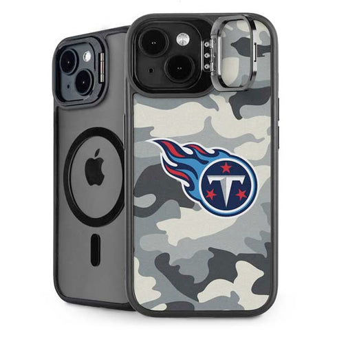 NFL Tennessee Titans Camo iPhone 15 Kickstand Case