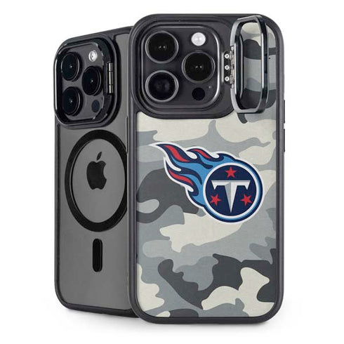 NFL Tennessee Titans Camo iPhone 15 Pro Kickstand Case