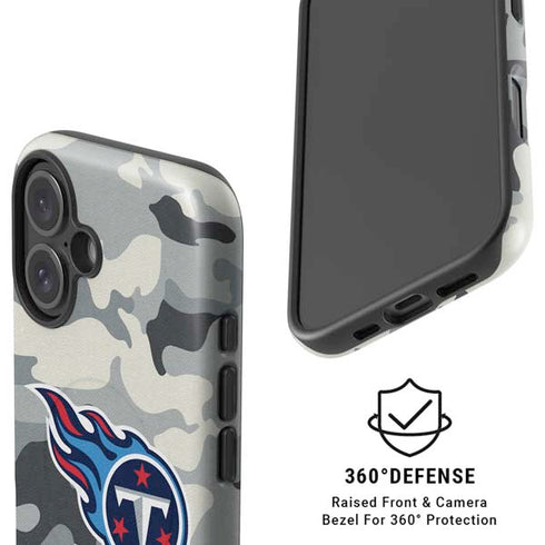 NFL Tennessee Titans Camo iPhone 16 Magsafe Impact Case