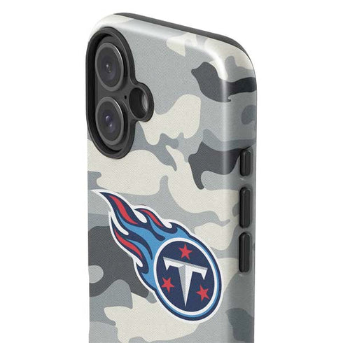NFL Tennessee Titans Camo iPhone 16 Plus Impact Case