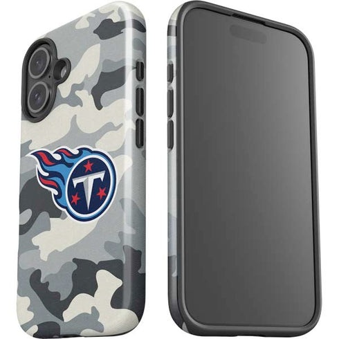 NFL Tennessee Titans Camo iPhone 16 Plus Impact Case
