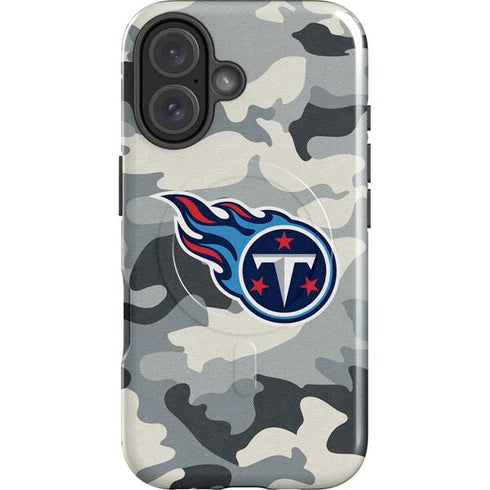 NFL Tennessee Titans Camo iPhone 16 Plus Magsafe Impact Case