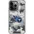 NFL Tennessee Titans Camo iPhone 16 Pro Clear Case