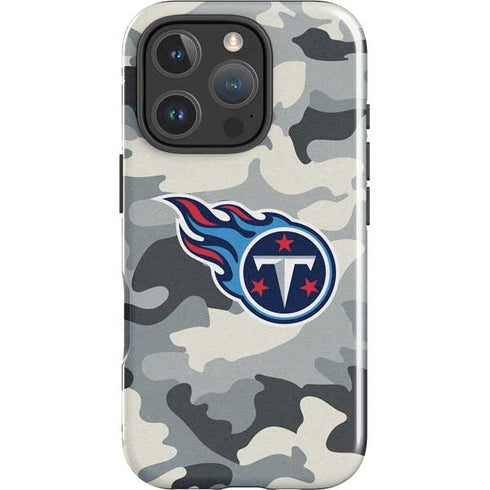 NFL Tennessee Titans Camo iPhone 16 Pro Impact Case