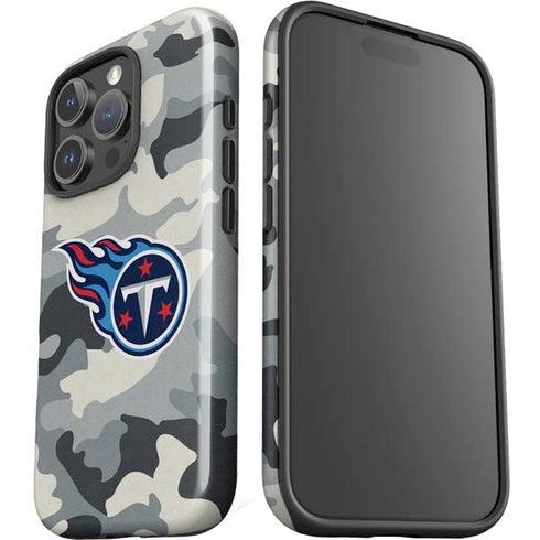 NFL Tennessee Titans Camo iPhone 16 Pro Impact Case