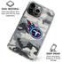 NFL Tennessee Titans Camo iPhone 16 Pro Max Clear Case