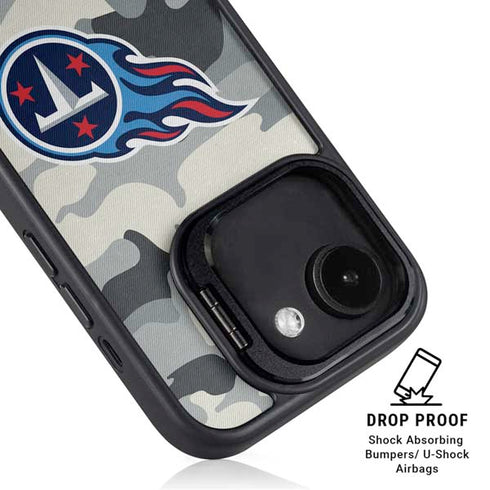 NFL Tennessee Titans Camo iPhone 16e Kickstand Case