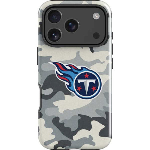 NFL Tennessee Titans Camo iPhone 18 Pro Impact Case