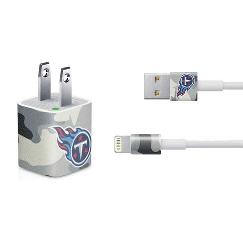 NFL Tennessee Titans Camo iPhone Charger (5W USB) Skin
