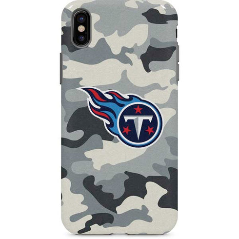 NFL Tennessee Titans Camo iPhone X Pro Case