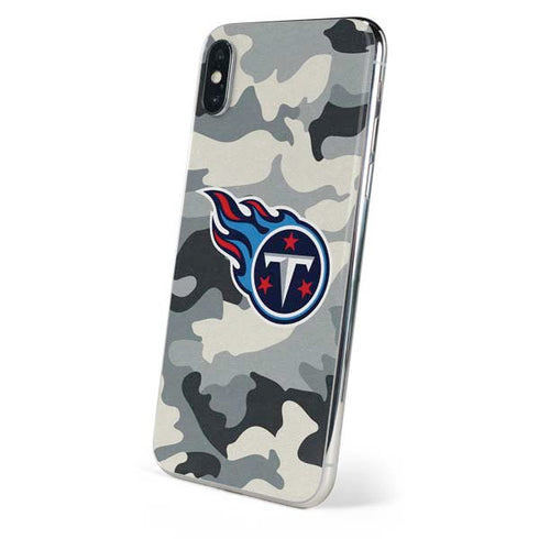 NFL Tennessee Titans Camo iPhone XS Skin