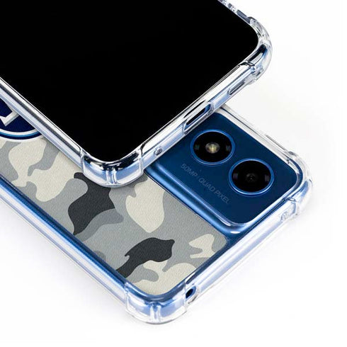 NFL Tennessee Titans Camo Moto G 5G (2024) Clear Case